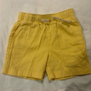 NWOT Crewcuts Yellow Pull-On Shorts (Size 4)
